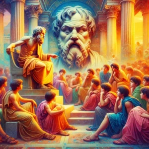 Como Sócrates abordava a juventude em suas reflexões filosóficas?